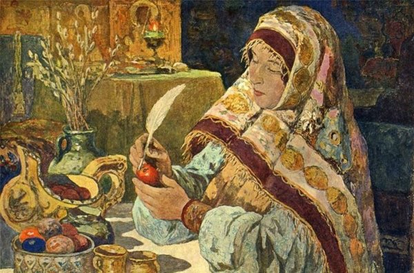 Борис Михайлович Кустодиев Троицын день