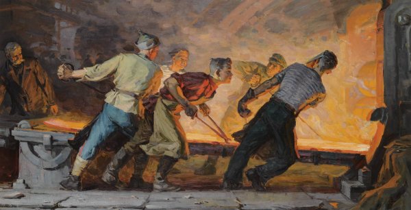 Соцреализм живопись сталевары