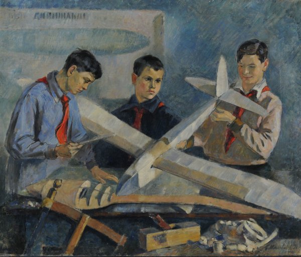 Миловидов авиамоделисты 1934