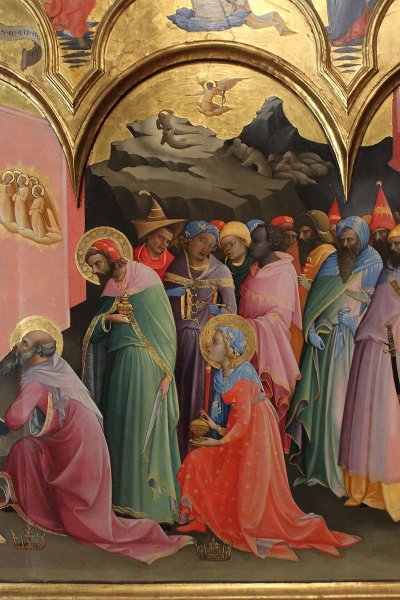 Симоне мартини Благовещение 1333 Флоренция Уффици