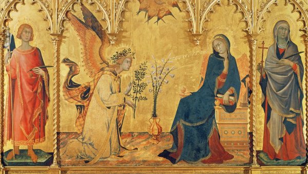 Симоне мартини «Маэста» (1315). Палаццо Пубблико (Сиена)