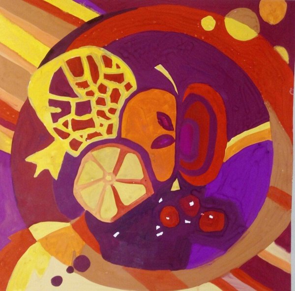 Контраст в декоративной композиции