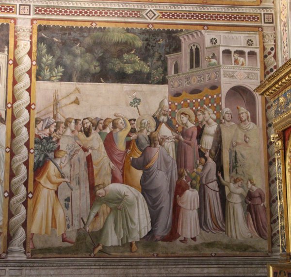 Джотто ди Бондоне поклонение волхвов