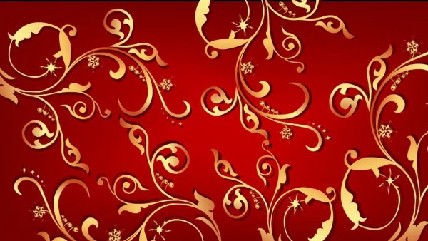 Красный орнамент фон