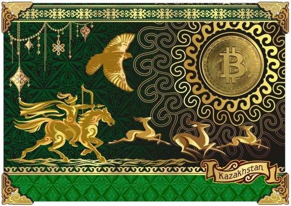 Картины с казахским орнаментом