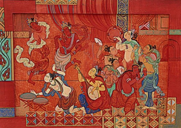 Монгольские традиции росписи история древности