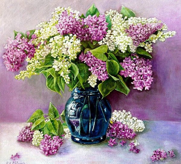 Художник Бузин сирень сирень