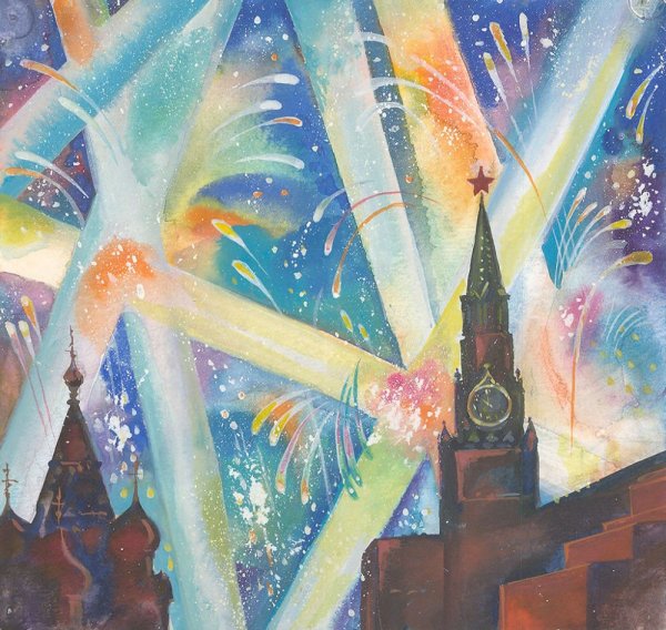 Фейерверк живопись