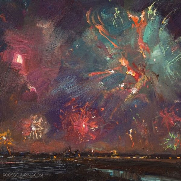 Картина фейерверк Эрмитаж