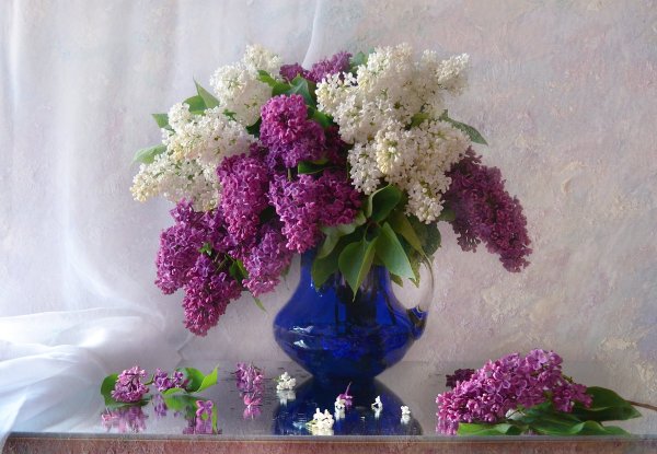 Натюрморт с сиренью