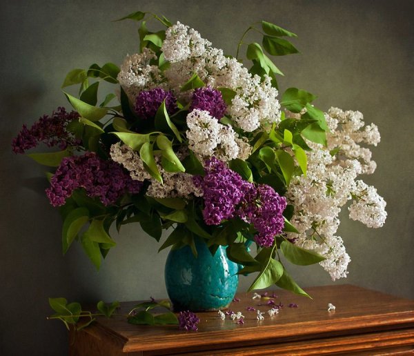 Картины в рамках сирень