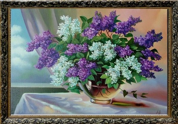 Фотонатюрморты с сиренью Сергея Алексеева