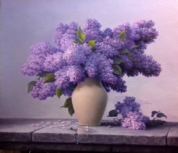 Живопись сирень Валевская Валентина Михайловна