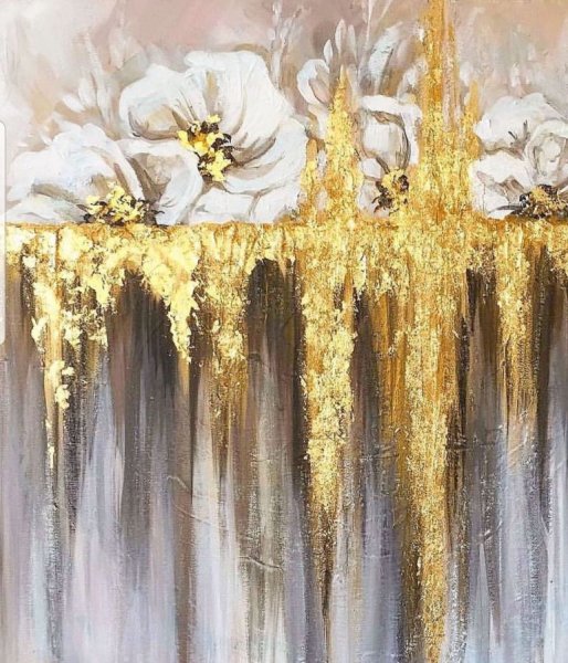 Поталь Золотая для художников