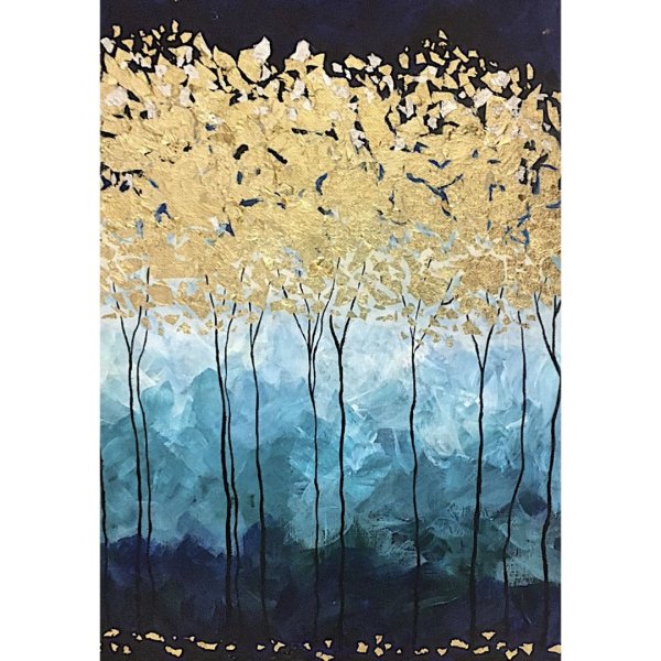 Абстрактная живопись поталь