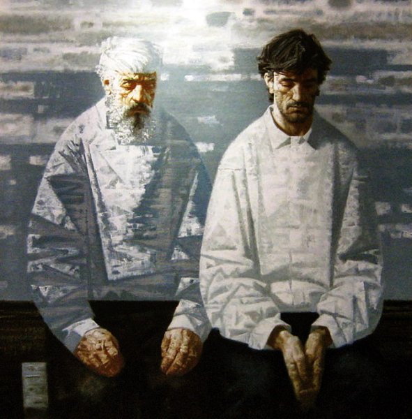 Петербургский живописец Игорь Кравцов (1964 - 2010).