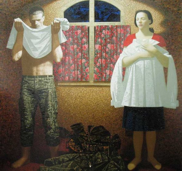 Петербургский живописец Игорь Кравцов (1964 - 2010).