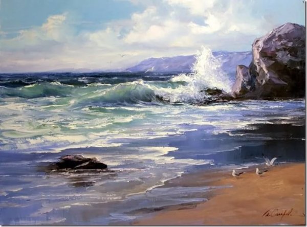 Картины о море Игоря Сахарова