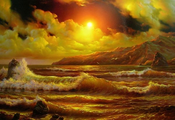 Живопись Игоря Сахарова горы