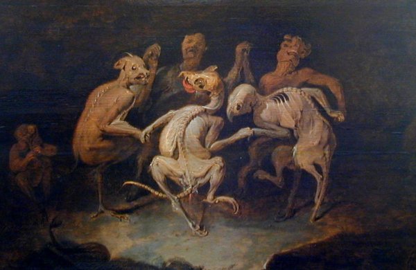 Черти на картинах художников