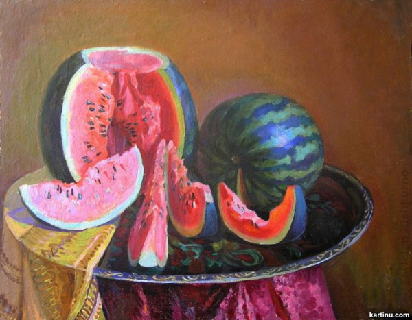 Кацура Елена художник Арбуз