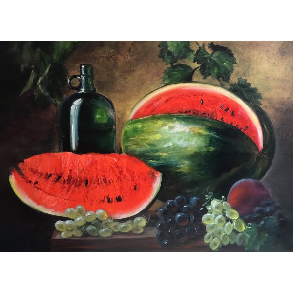 Натюрморт с арбузом Анатолий Ненартович