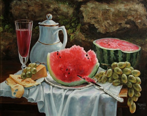 Михаил Щрилев натюрморт