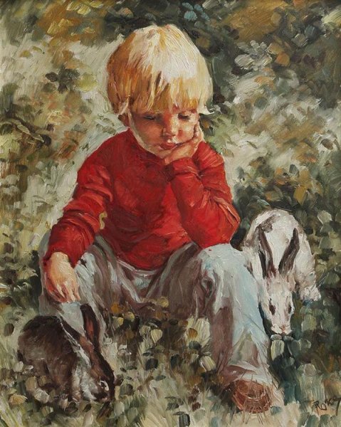 Живопись Джон Хопнер.,дети