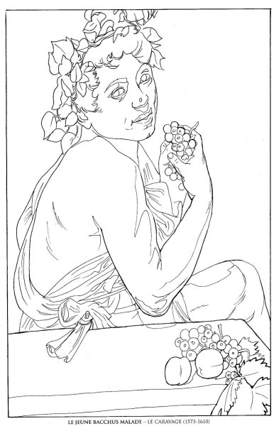 Картины художников для раскрашивания