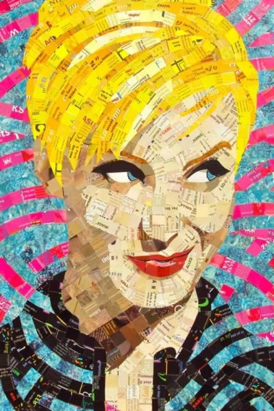 Картины в технике коллаж