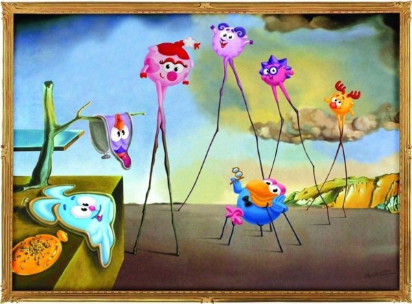 Смешарики картины известных художников