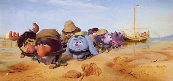 Известные картины со Смешариками