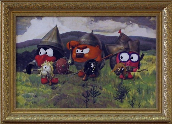 Смешарики в живописи