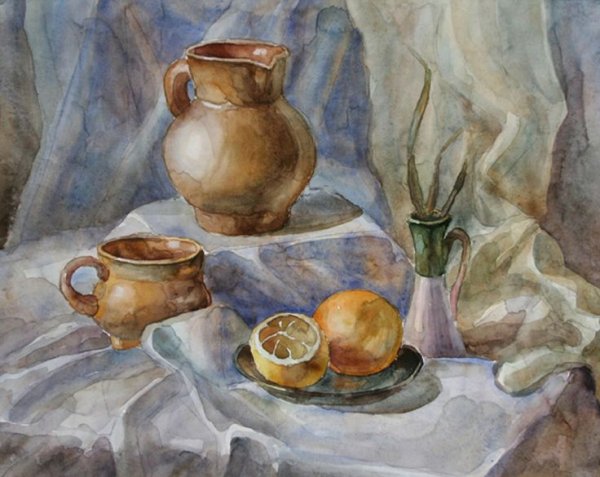 Натюрморт с бытовыми предметами