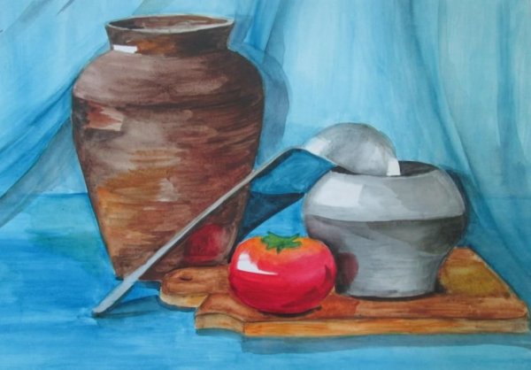 Композиция из предметов быта