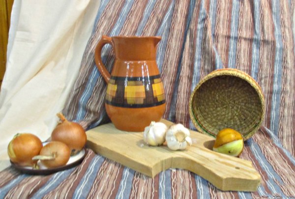 Репинка натюрморт темперой