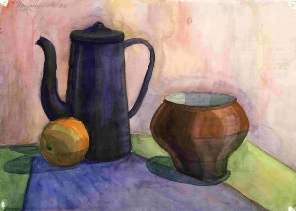 Композиция из предметов быта