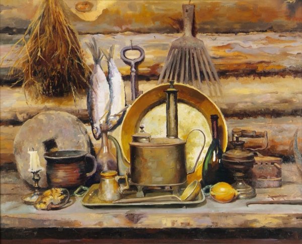 Натюрморт из кухонной утвари