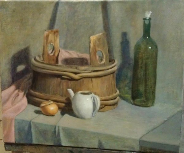 Этюд предметов домашнего быта