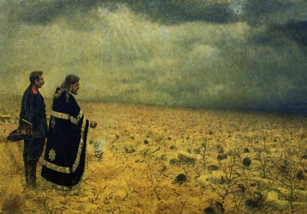 Василий Васильевич Верещагин панихида