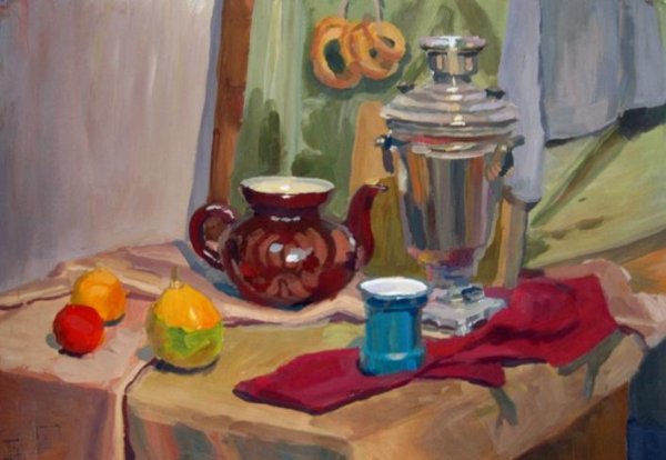 Натюрморт гуашью Академическая живопись