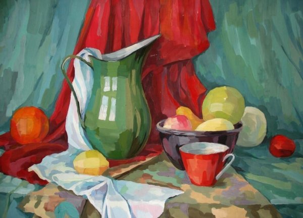 Контрастные цвета в живописи