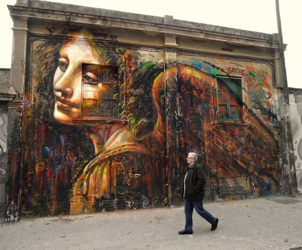 Муралы граффити