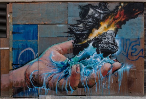 Художник стрит арт Артур Кашук