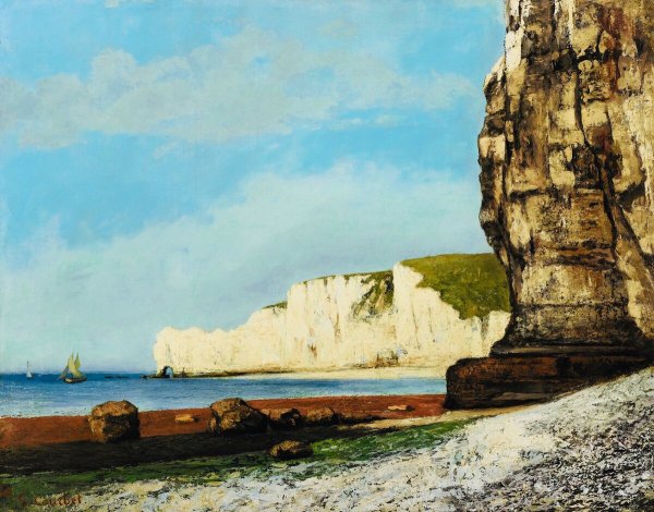 Этрета Густав Курбе скалы