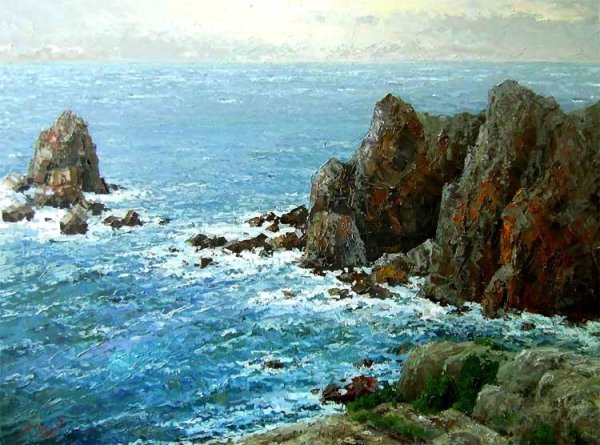 Гаркуша художник скалы море