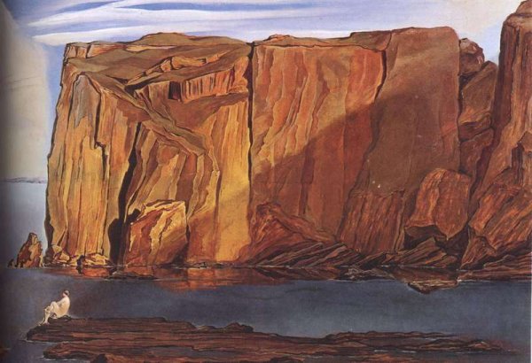 «Женщина перед скалами», 1926 Сальвадор дали