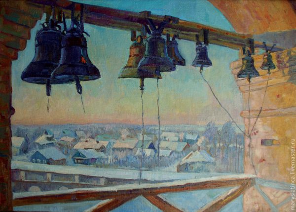 Мария Якунчикова с колокольни Саввино Сторожевского монастыря