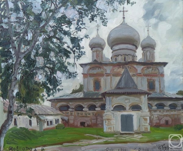 Знаменский собор Великий Новгород картина