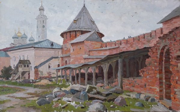 Нижегородский Кремль картина Васнецова